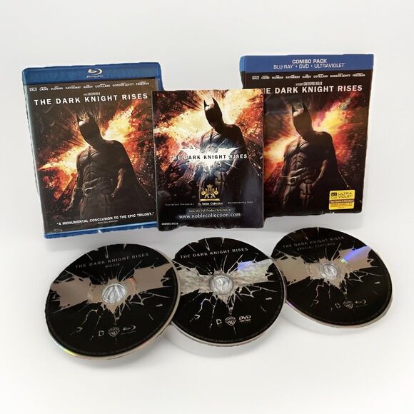 Dark Knight Rises (Blu-ray & DVD, 2012) 3 Disc Set Special Features Batman - Picture 1 of 16